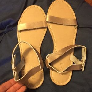 Loft gold sandals, new and never worn, size 9